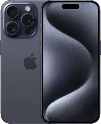 iPhone 15 Pro Blå Titan