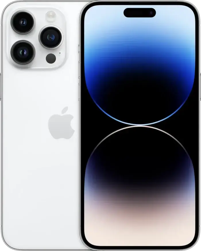 iPhone 14 Pro Max 128GB Silver brukt iPhone 14 Pro Max 256GB Silver