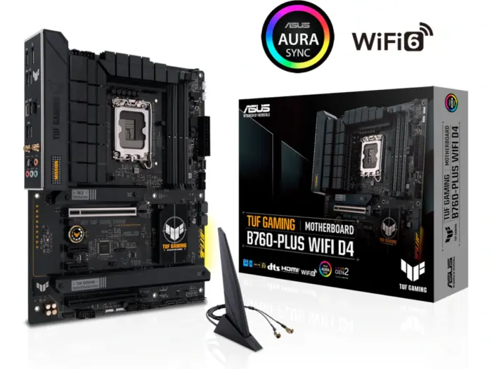 Asus Tuf Gaming B760-Plus Wifi D4 Hovedkort
