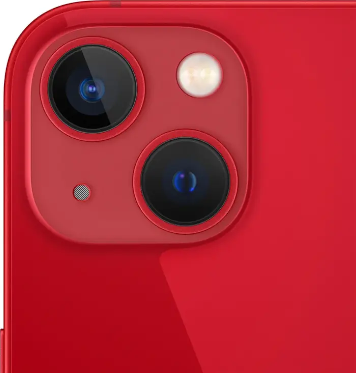 Apple iPhone 13 mini red camera