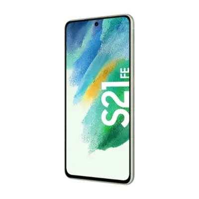 Samsung Galaxy S21 FE Olive side