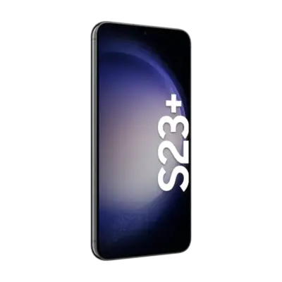 Samsung Galaxy S23 Plus svart forside